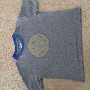 Smiley face tailgate tee